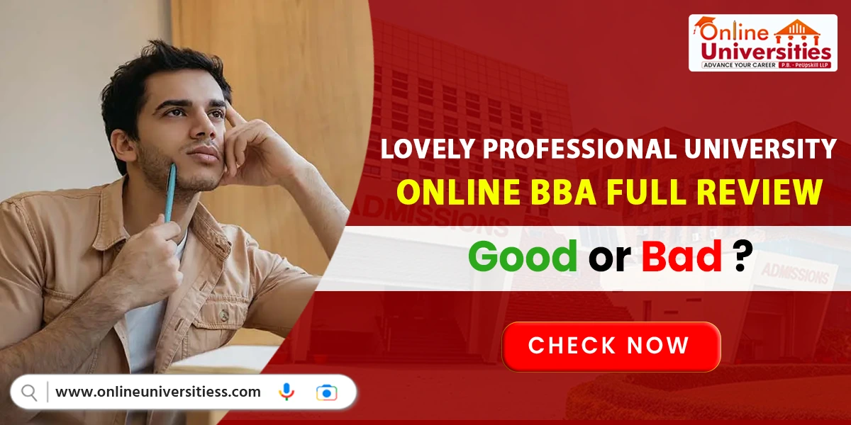 LPU Online BBA Full Review | Good or Bad ?