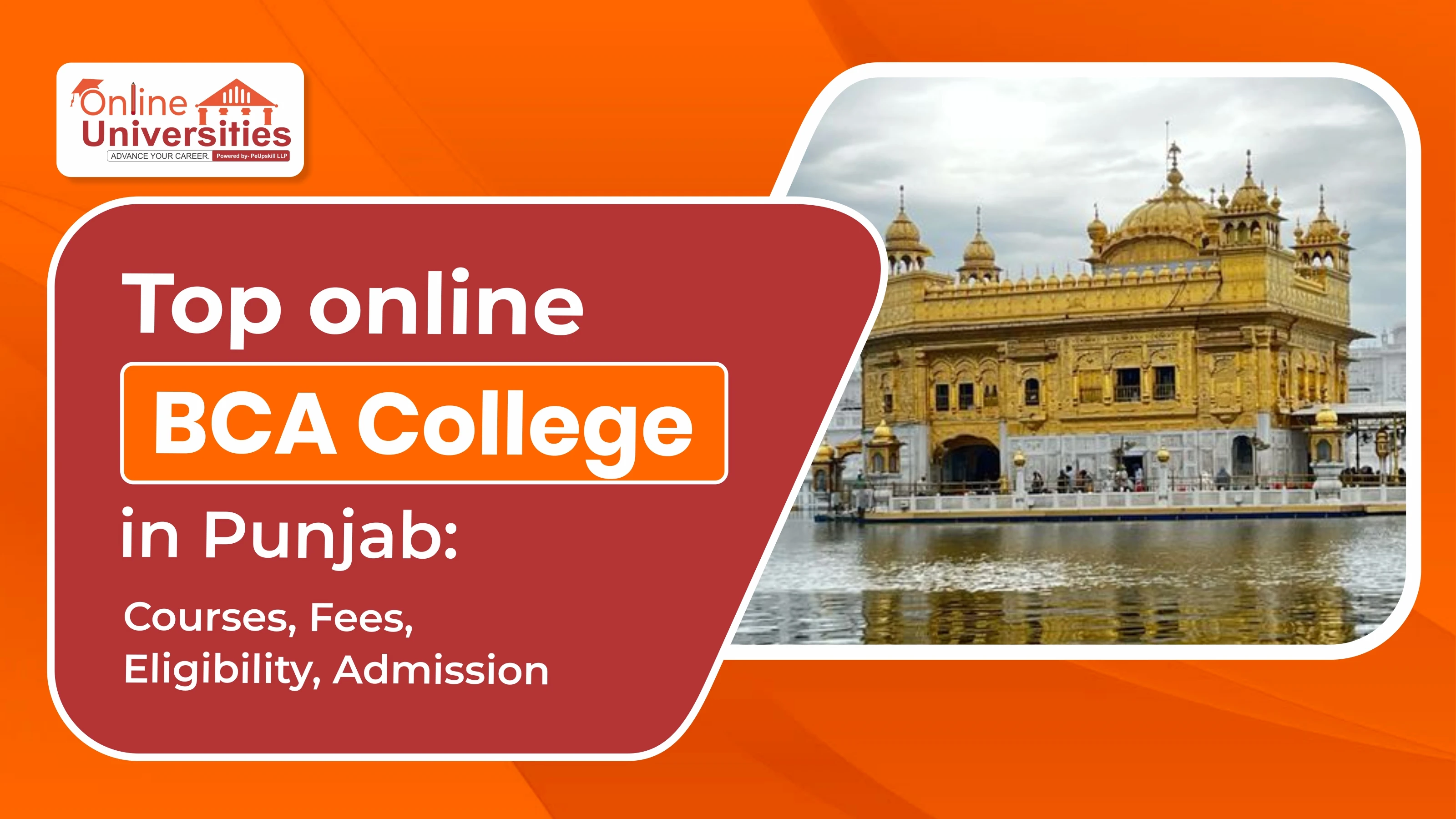 Top online BCA College in Punjab: Courses, Fees, Eligibility, Admission