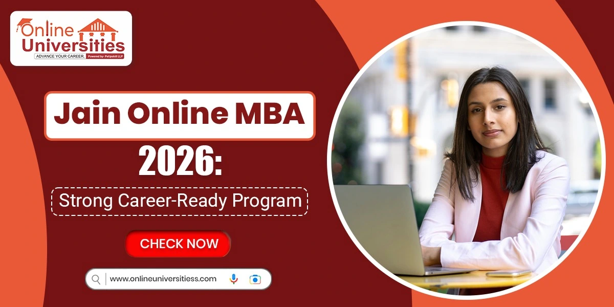 Jain Online MBA 2026: Strong Career-Ready Program