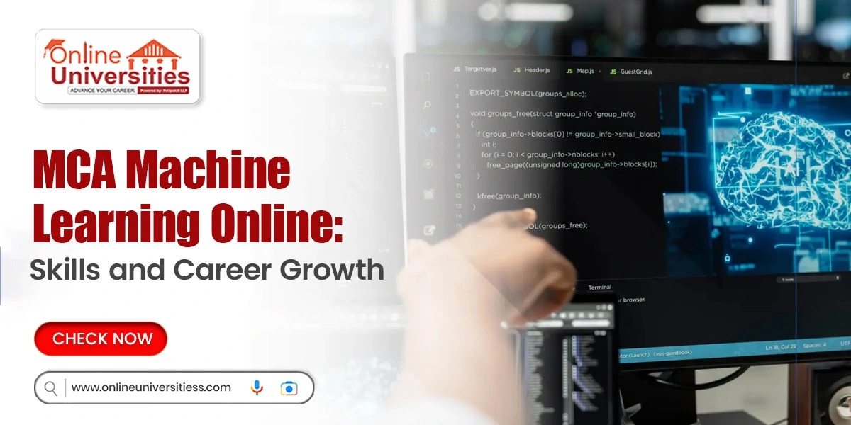 MCA Machine Learning Online: Skills and Career Growth
