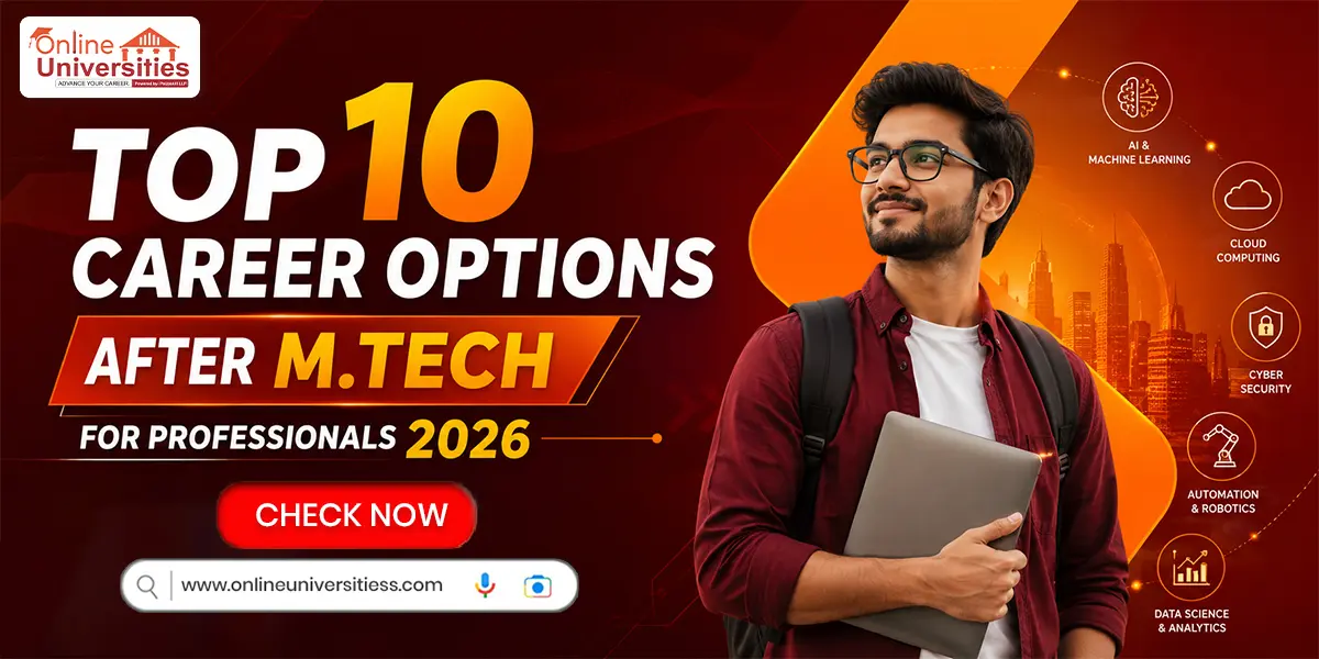 Top 10 Career Options After M.Tech for Professionals 2026