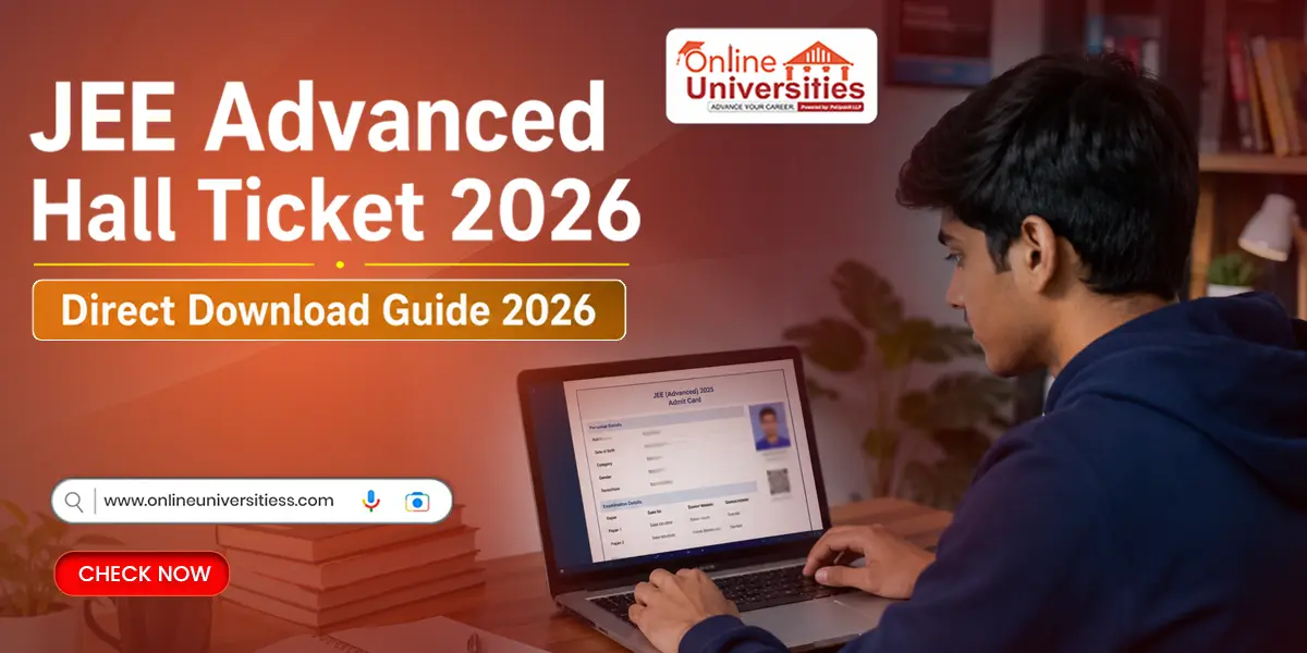 JEE Advanced Hall Ticket 2026 Direct Download Guide 2026